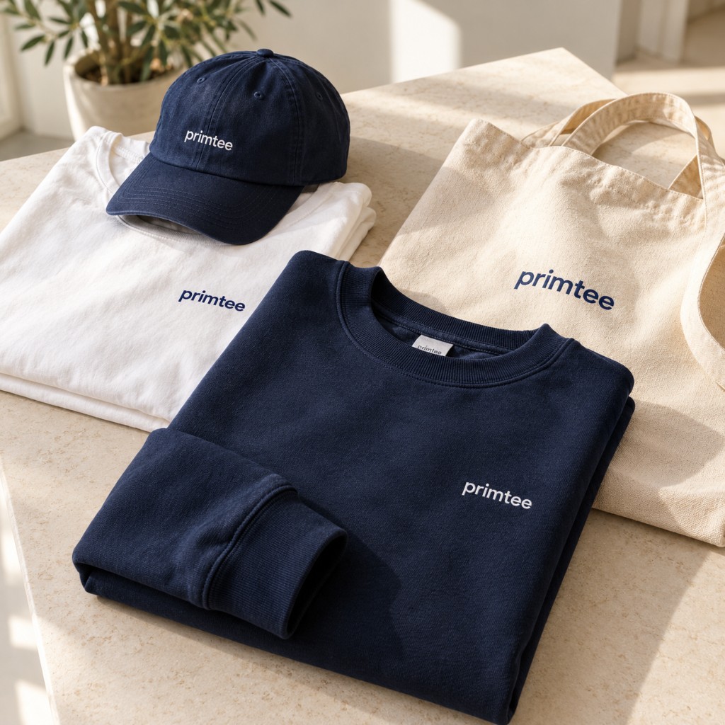 Sweat, t-shirt, casquette et tote bag Primtee, pièces les plus demandées
