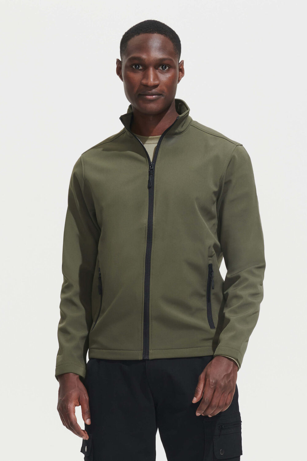 Veste zippée softshell homme
