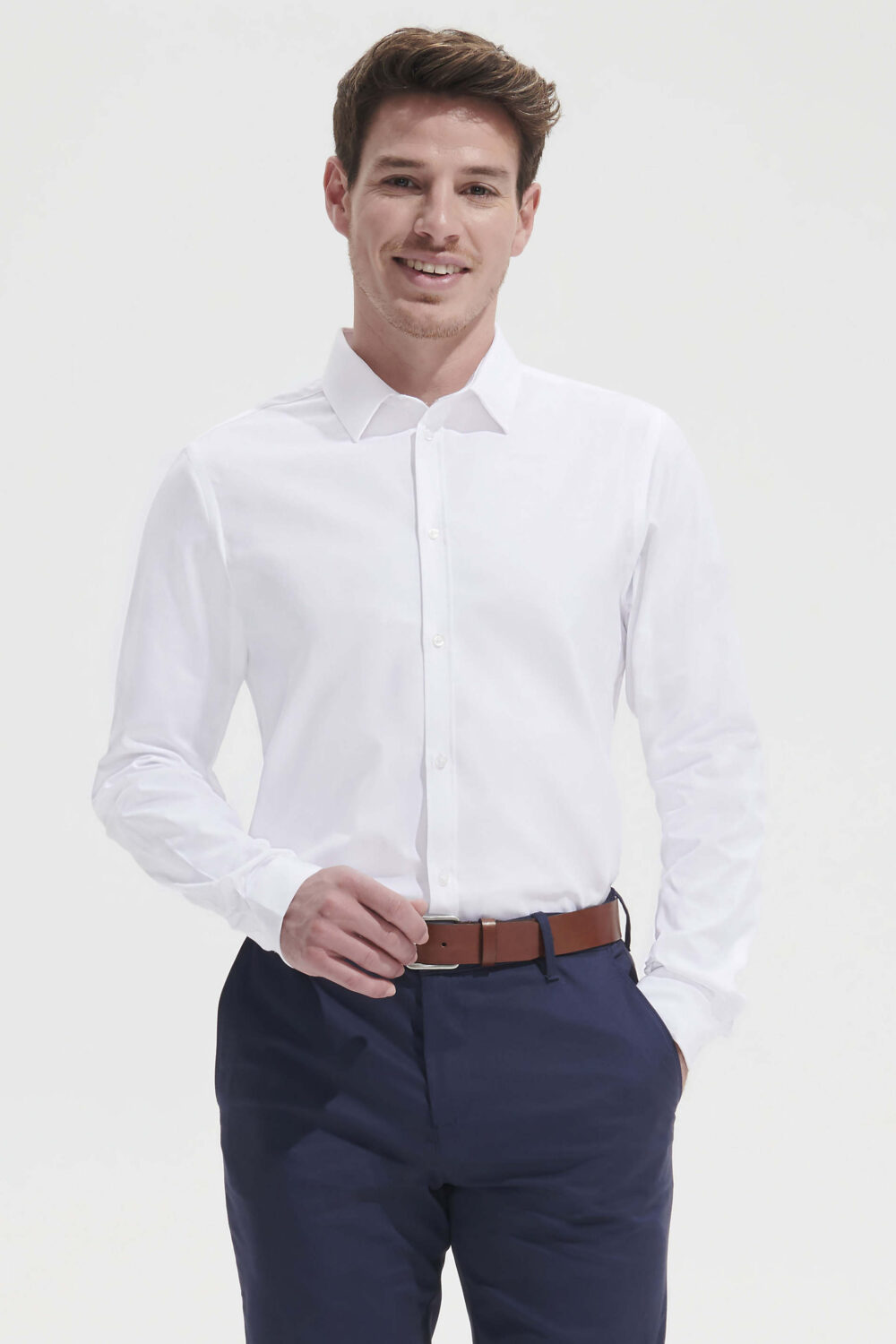 Chemise homme à chevrons