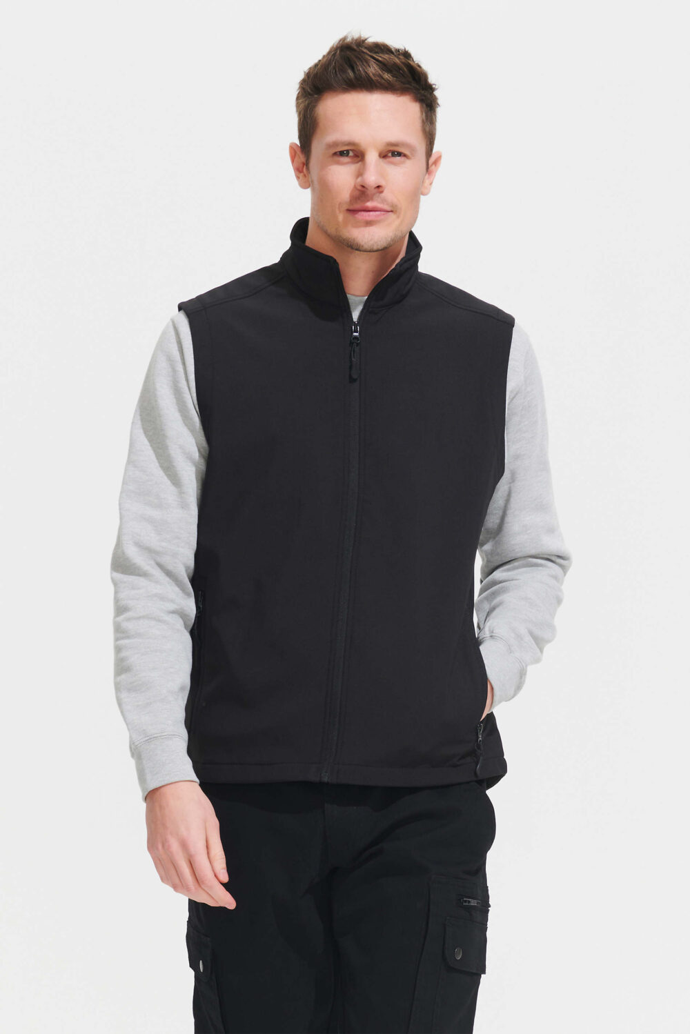 Softshell homme sans manche