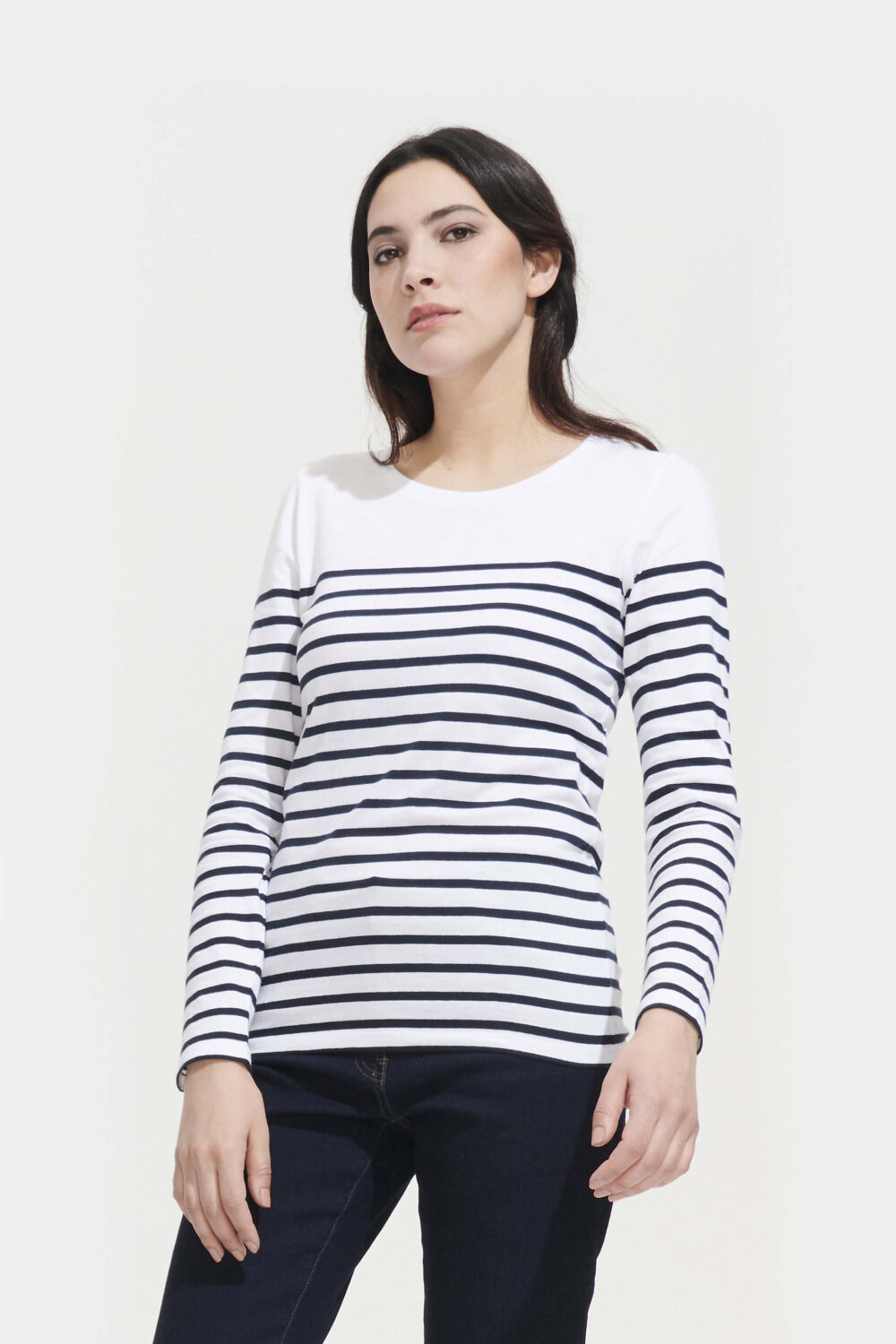 Marinière femme manches longues