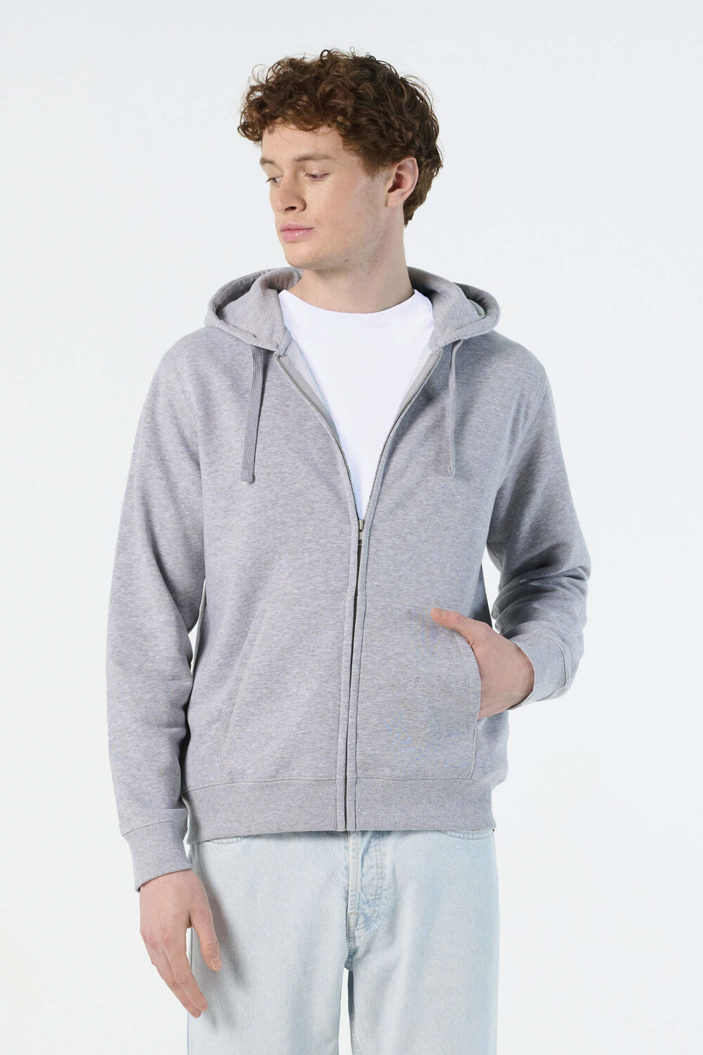 Veste zippée homme à capuche