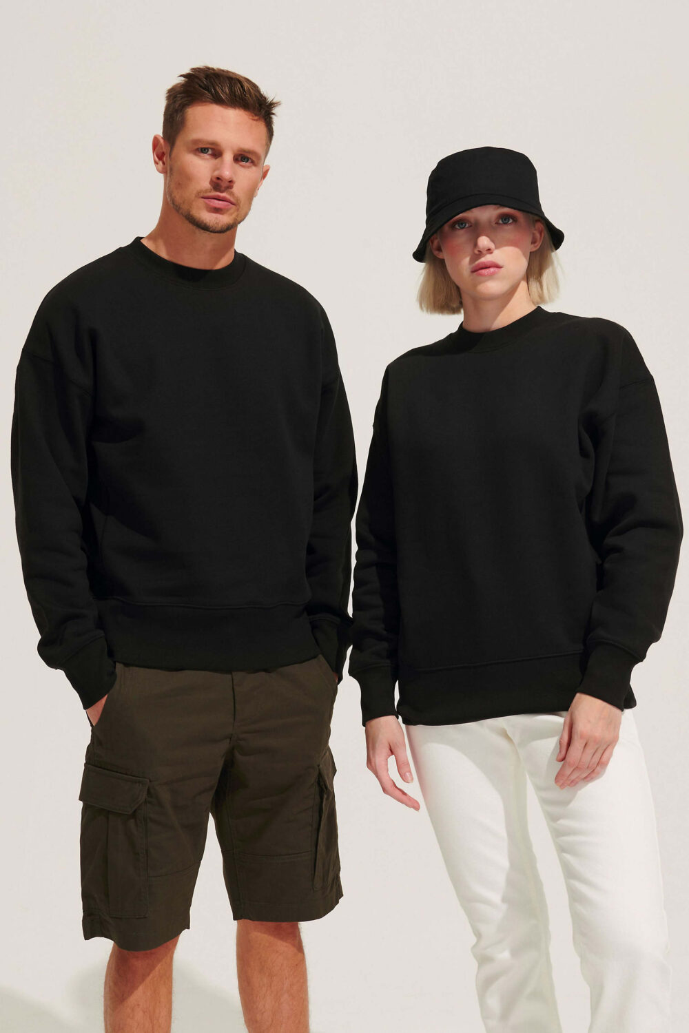 Sweat-shirt unisexe col rond