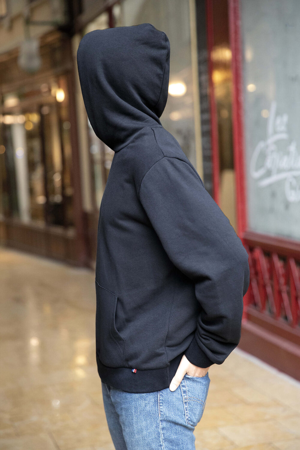 Sweat-shirt à capuche unisexe fabriqué en France
