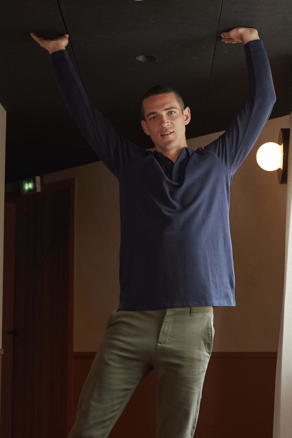 Polo manches longues Homme