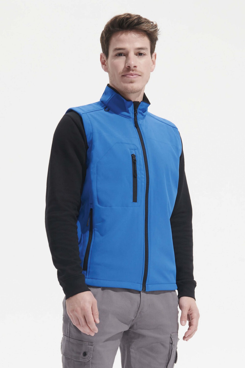 Softshell homme sans manche