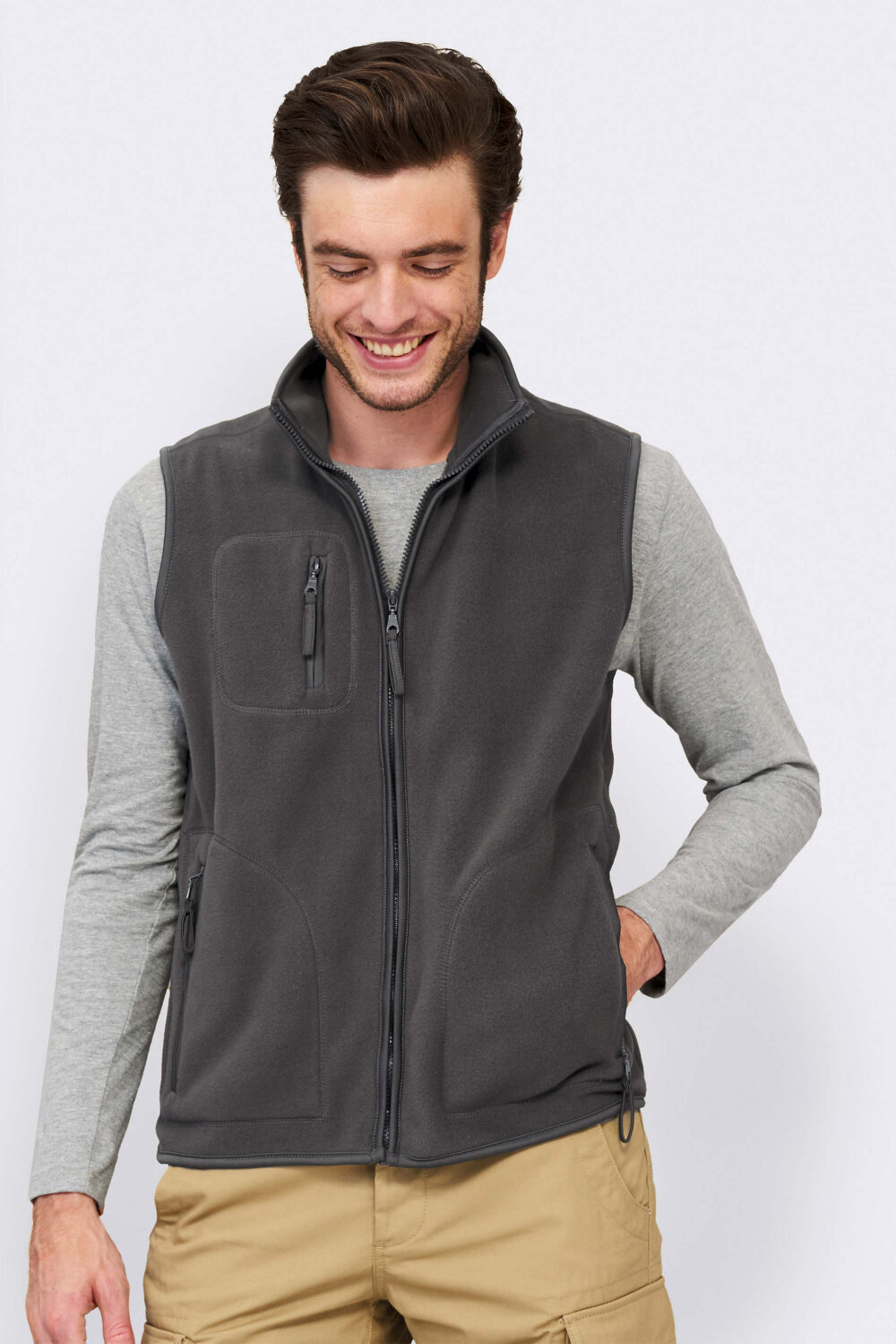 Gilet polaire unisexe sans manches