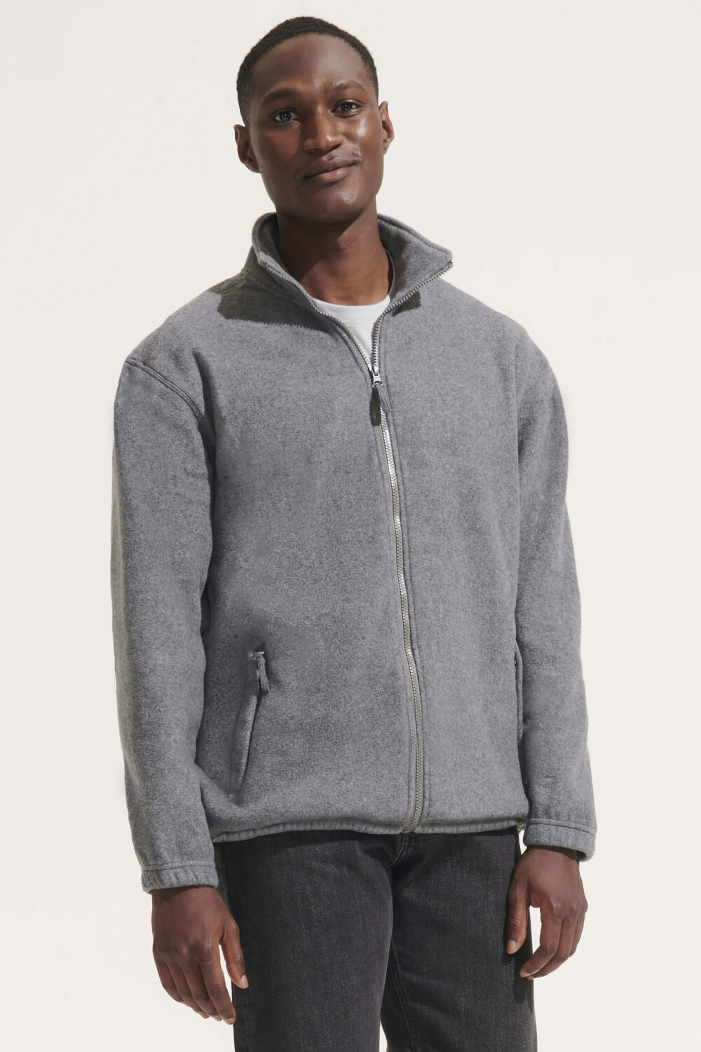 Veste micropolaire zippée homme